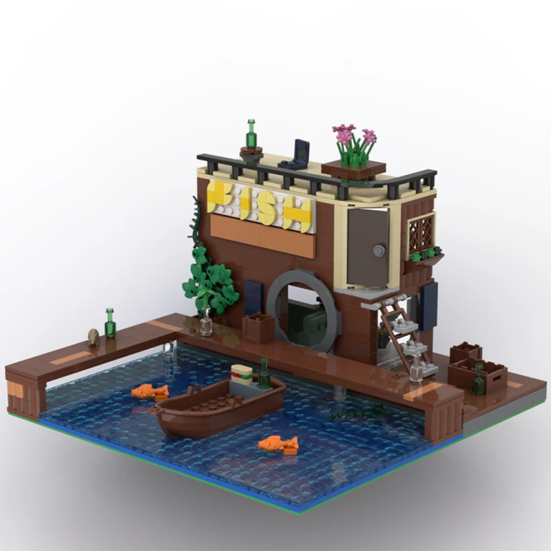 834 шт. MOC Harbor View Dockside City модульная передняя часть DIY модель строительные блоки игрушки на день рождения подарочная коллекция
834 шт. MOC Harbor View Dockside City модульная передняя часть DIY модель строительные блоки игрушки на день рождения подарочная коллекция