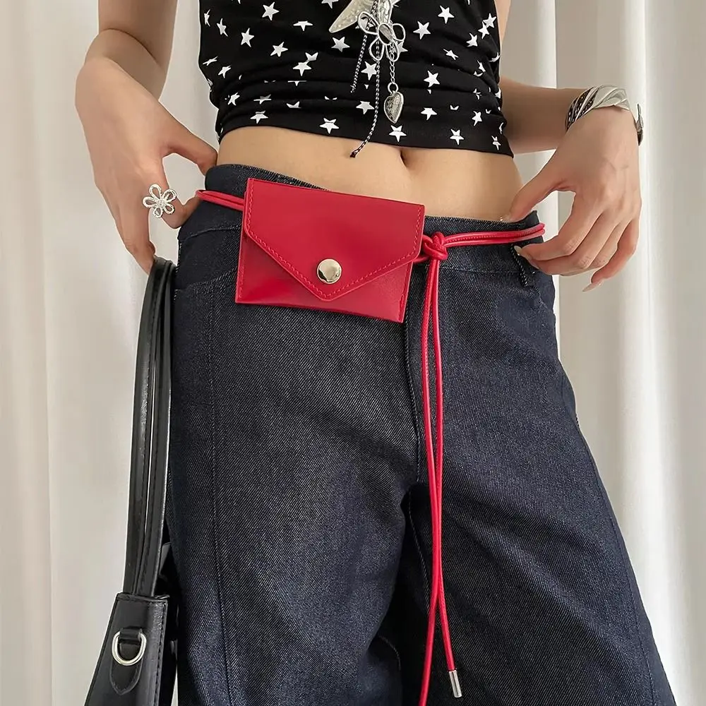 Niche Vintage Envelop Waist Rope Versatile Black Red Leather Waist Bag High-End Y2k Dress Jeans Belt Waist Belt
Niche Vintage Envelop Waist Rope Versatile Black Red Leather Waist Bag High-End Y2k Dress Jeans Belt Waist Belt