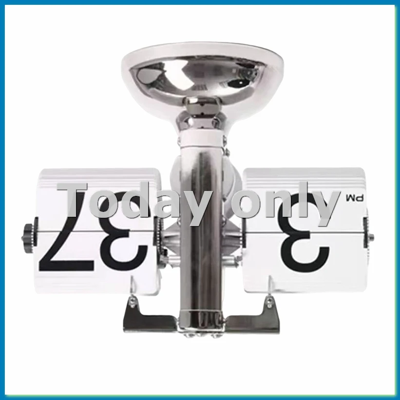 Flip Digital Clock -Small Scale Table Clock Retro Flip Clock Flip Internal Gear Operated Quartz Clock One Leg Clock Home-A09I
Flip Digital Clock -Small Scale Table Clock Retro Flip Clock Flip Internal Gear Operated Quartz Clock One Leg Clock Home-A09I