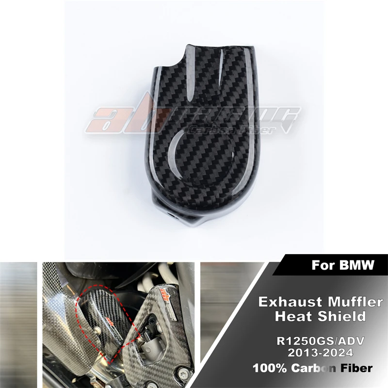 Exhaust Muffler Heat Shield Guard Trim Cowl For BMW R1250GS & Adventure 2013-2024 Full Carbon Fiber 100%
Exhaust Muffler Heat Shield Guard Trim Cowl For BMW R1250GS & Adventure 2013-2024 Full Carbon Fiber 100%