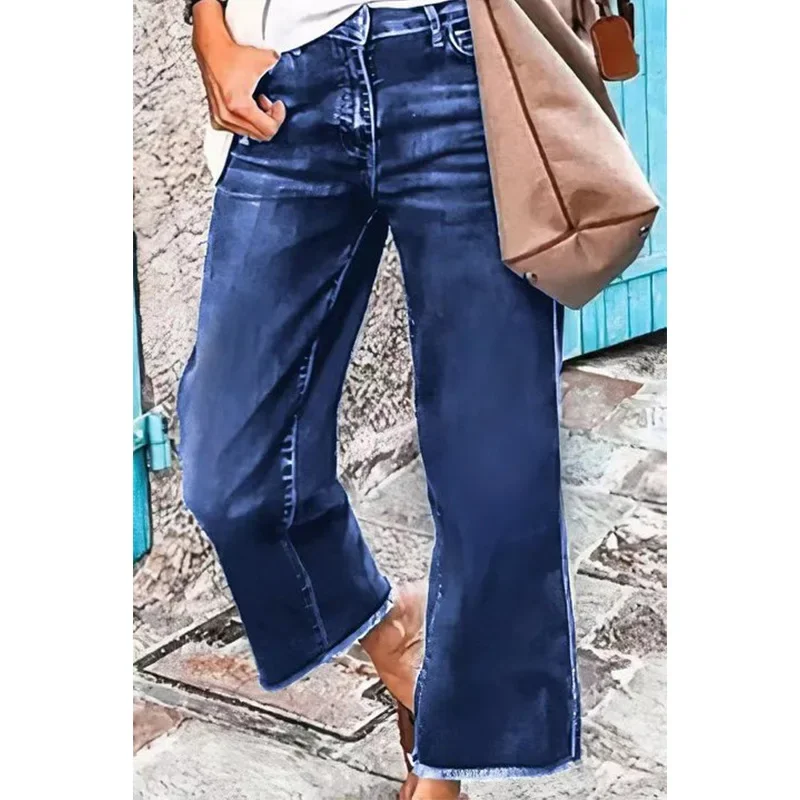 New Summer 2023 Casual Jeans Women Washed High Waist Straight Long Loose Wide Leg Female Trousers Streetwear Pants Button
New Summer 2023 Casual Jeans Women Washed High Waist Straight Long Loose Wide Leg Female Trousers Streetwear Pants Button