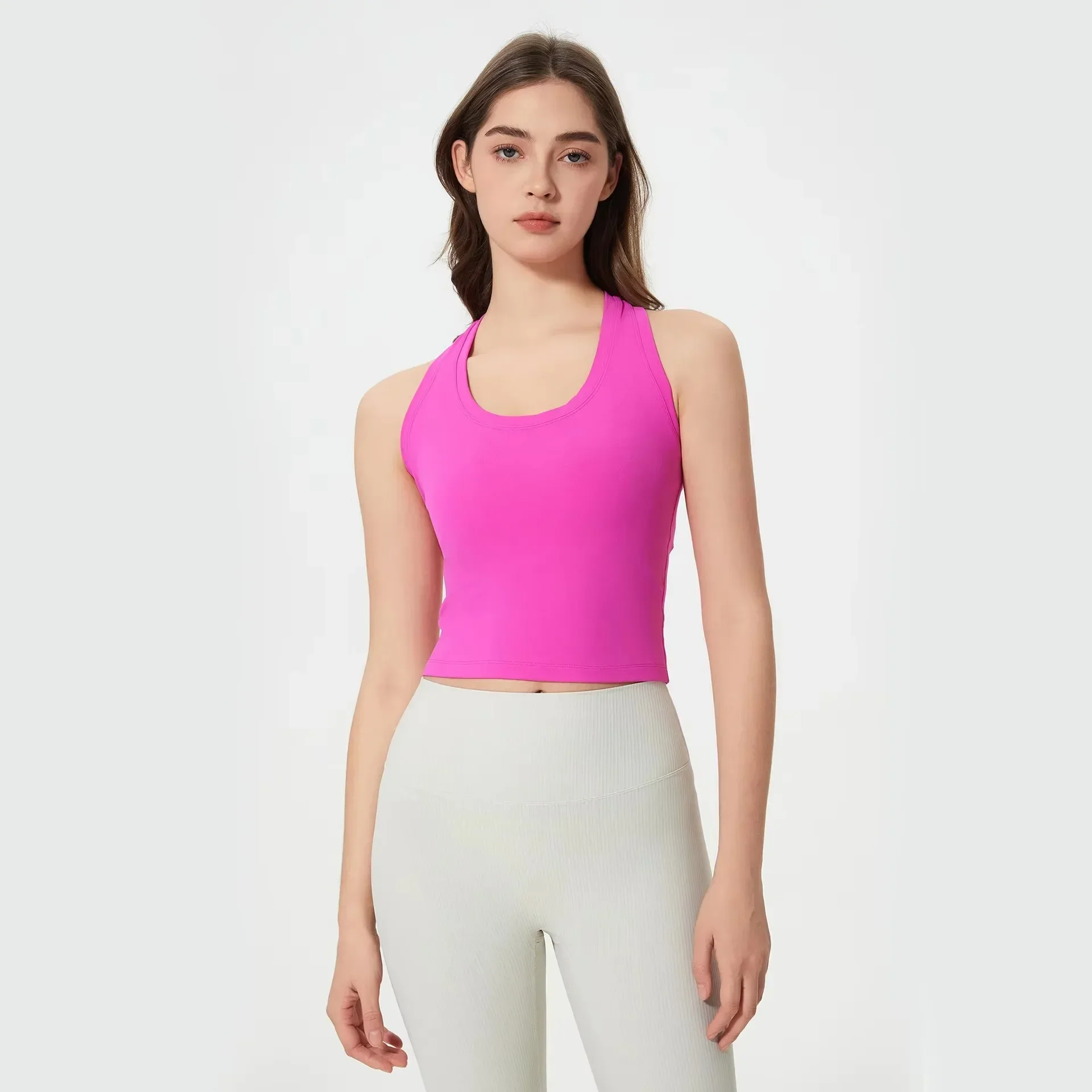 Lemon New I-character Beauty Back Yoga Clothes Outer Wear Casual All-match Short Fitness Sports Vest for Women
Lemon New I-character Beauty Back Yoga Clothes Outer Wear Casual All-match Short Fitness Sports Vest for Women