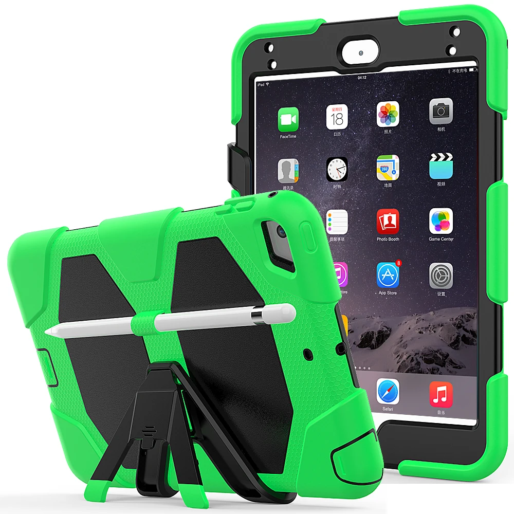Чехол с защитой экрана для iPad Mini 5 4 7,9 дюйма, модель A2124 A2125 A2126 A2133 A1538 A1550, трехслойный противоударный чехол-подставка
Чехол с защитой экрана для iPad Mini 5 4 7,9 дюйма, модель A2124 A2125 A2126 A2133 A1538 A1550, трехслойный противоударный чехол-подставка