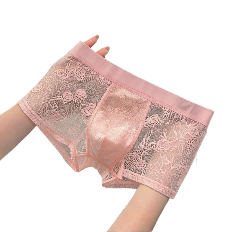 Ice Silk Men' Underwear Is Comfortable Breathable and Cool Transparent Lace Sexy Summer Thin Quick-dry Youth Sports Boxer Shorts
Ice Silk Men' Underwear Is Comfortable Breathable and Cool Transparent Lace Sexy Summer Thin Quick-dry Youth Sports Boxer Shorts