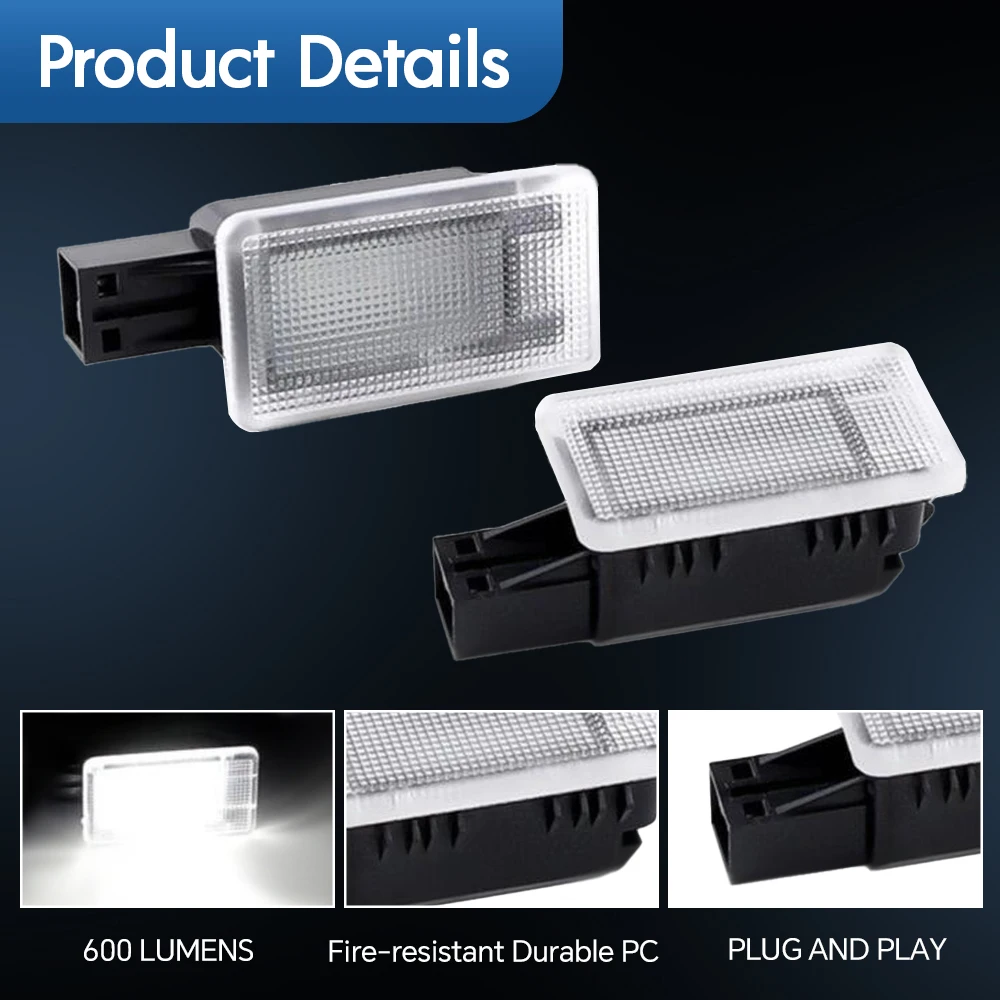 LED Courtesy Luggage Trunk 2PCS For Volvo V40 V40CC V60 S60 S80 XC40 XC60 XC90 Boot Light Footwell Welcome Door Lamp Error Free
LED Courtesy Luggage Trunk 2PCS For Volvo V40 V40CC V60 S60 S80 XC40 XC60 XC90 Boot Light Footwell Welcome Door Lamp Error Free