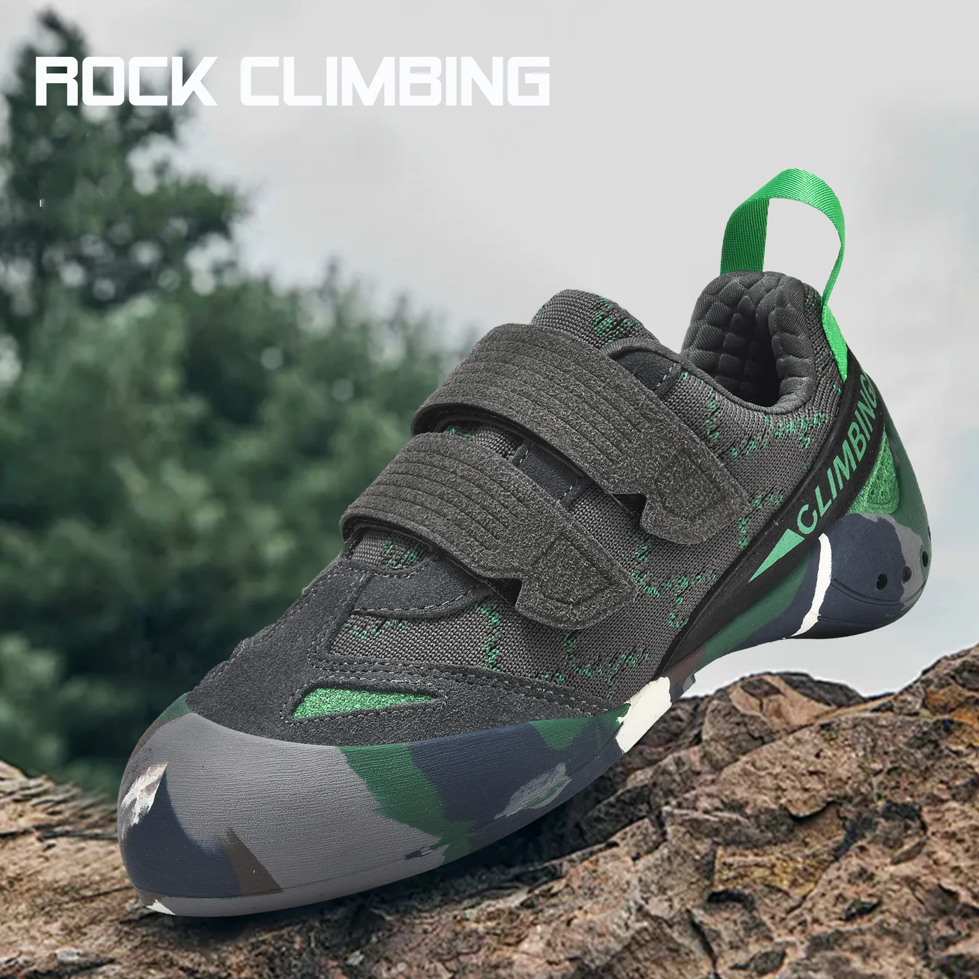 Beginner Anti Slip Anti Fall Wear-resistant Climbing Shoes Training Sneakers Outdoor Stone Hugging Shoes Rock Climbing Sports
Beginner Anti Slip Anti Fall Wear-resistant Climbing Shoes Training Sneakers Outdoor Stone Hugging Shoes Rock Climbing Sports