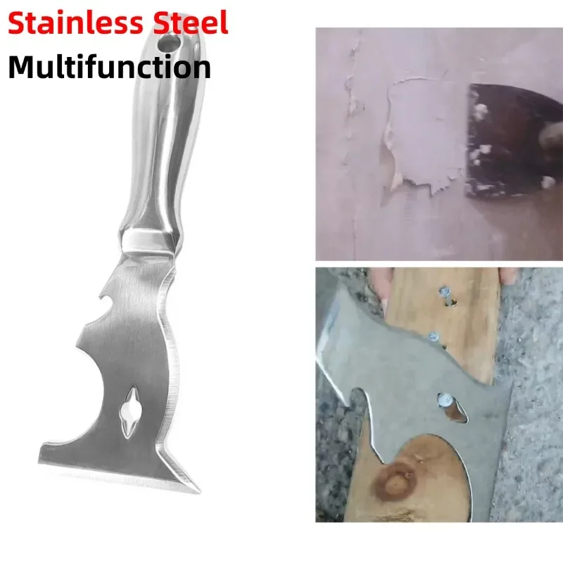 Multifunctional Stainless Steel Putty Cutter Clean Trowel Plastering Drywall Taping Construction Tool Portable Home Hand Tools
Multifunctional Stainless Steel Putty Cutter Clean Trowel Plastering Drywall Taping Construction Tool Portable Home Hand Tools