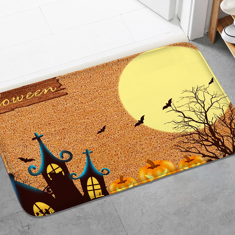 1PC flannel floor mat, Halloweenpumpkin decoration doormat, indoor andoutdoor mat, bathroom absorbent small carpet, entrance mat
1PC flannel floor mat, Halloweenpumpkin decoration doormat, indoor andoutdoor mat, bathroom absorbent small carpet, entrance mat