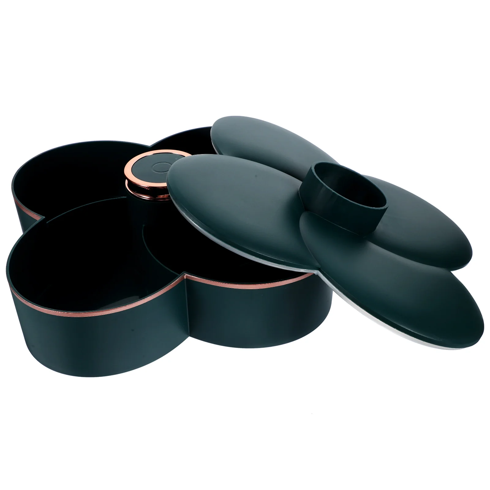 Rotatable Fruit Plate Snack Box Dry Tray Desktop Nuts Storage Case Holder PP Trays Party Compartment Container
Rotatable Fruit Plate Snack Box Dry Tray Desktop Nuts Storage Case Holder PP Trays Party Compartment Container