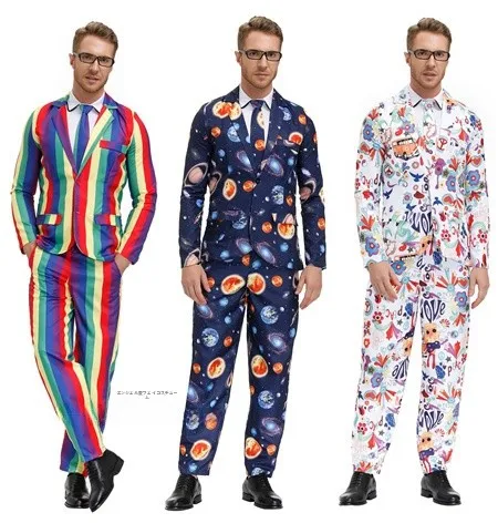 Halloween Michael Jackson COSPLAY Checked Floral Suit Men's Performance Costume Alternative Color Block Polyester
Halloween Michael Jackson COSPLAY Checked Floral Suit Men's Performance Costume Alternative Color Block Polyester