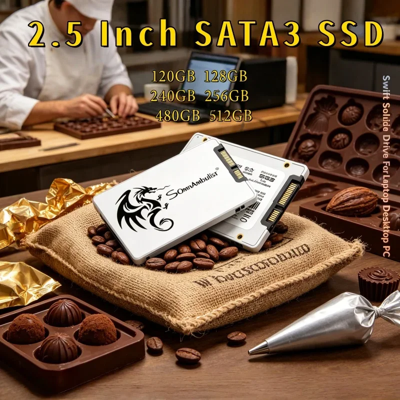 2026 New Arrival Exquisite SomnAmbulist 2.5" SATA3 SSD Full Capacities Swift High Speed SSD for Laptop Desktop Upgrade
2026 New Arrival Exquisite SomnAmbulist 2.5" SATA3 SSD Full Capacities Swift High Speed SSD for Laptop Desktop Upgrade