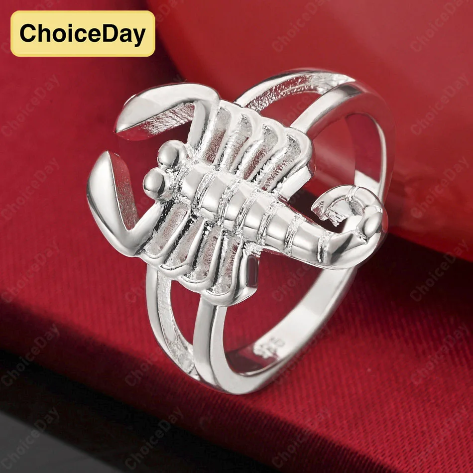 ChoiceDay 925 Sterling Silver 7-10 Exquisite Lobster Ring Women's Accessories Party Elegant Jewelry Wedding 
ChoiceDay 925 Sterling Silver 7-10 Exquisite Lobster Ring Women's Accessories Party Elegant Jewelry Wedding