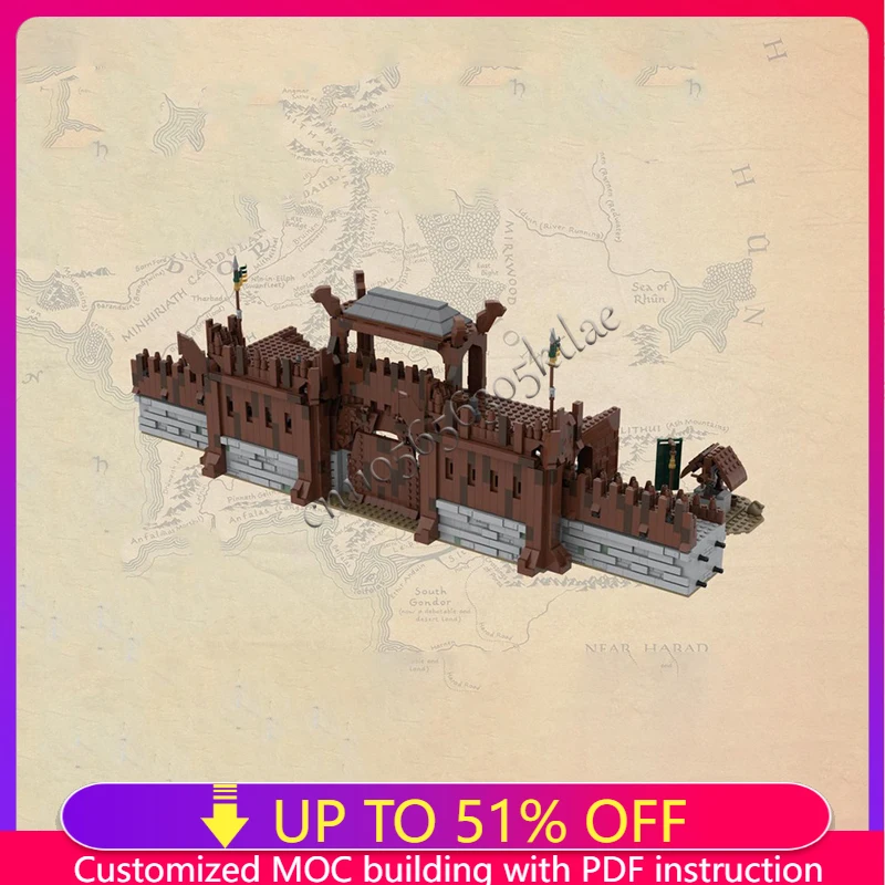 2248 PCS MOC Medieval City Gate Modular Model Custom Building Block Education Diy Assembly Toys Children Christmas Surprise Gift
2248 PCS MOC Medieval City Gate Modular Model Custom Building Block Education Diy Assembly Toys Children Christmas Surprise Gift
