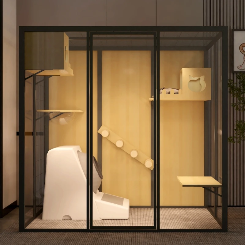 Villa Home Super Large Space Cat Nest House Panoramic Glass Cat Cabinet Luxury Cat Room Pet Display Cabinet
Villa Home Super Large Space Cat Nest House Panoramic Glass Cat Cabinet Luxury Cat Room Pet Display Cabinet