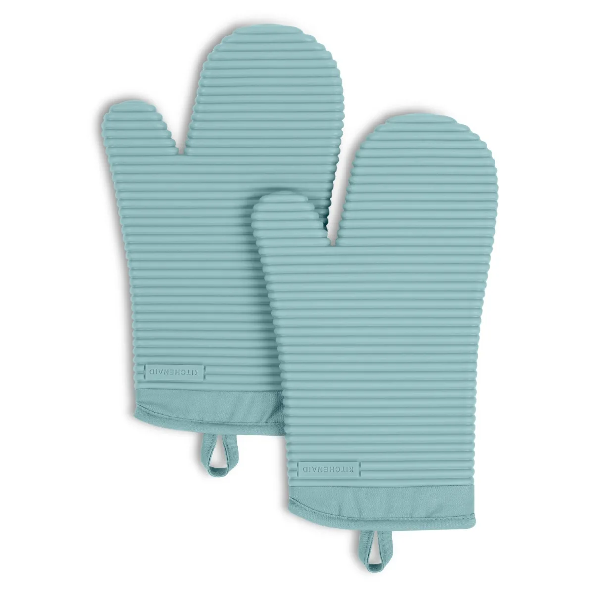 Ribbed Soft Silicone Oven Mitt 2-Pack Set, Mineral Water Aqua, 7.5"x13" secure grip keeping hands safe
Ribbed Soft Silicone Oven Mitt 2-Pack Set, Mineral Water Aqua, 7.5"x13" secure grip keeping hands safe