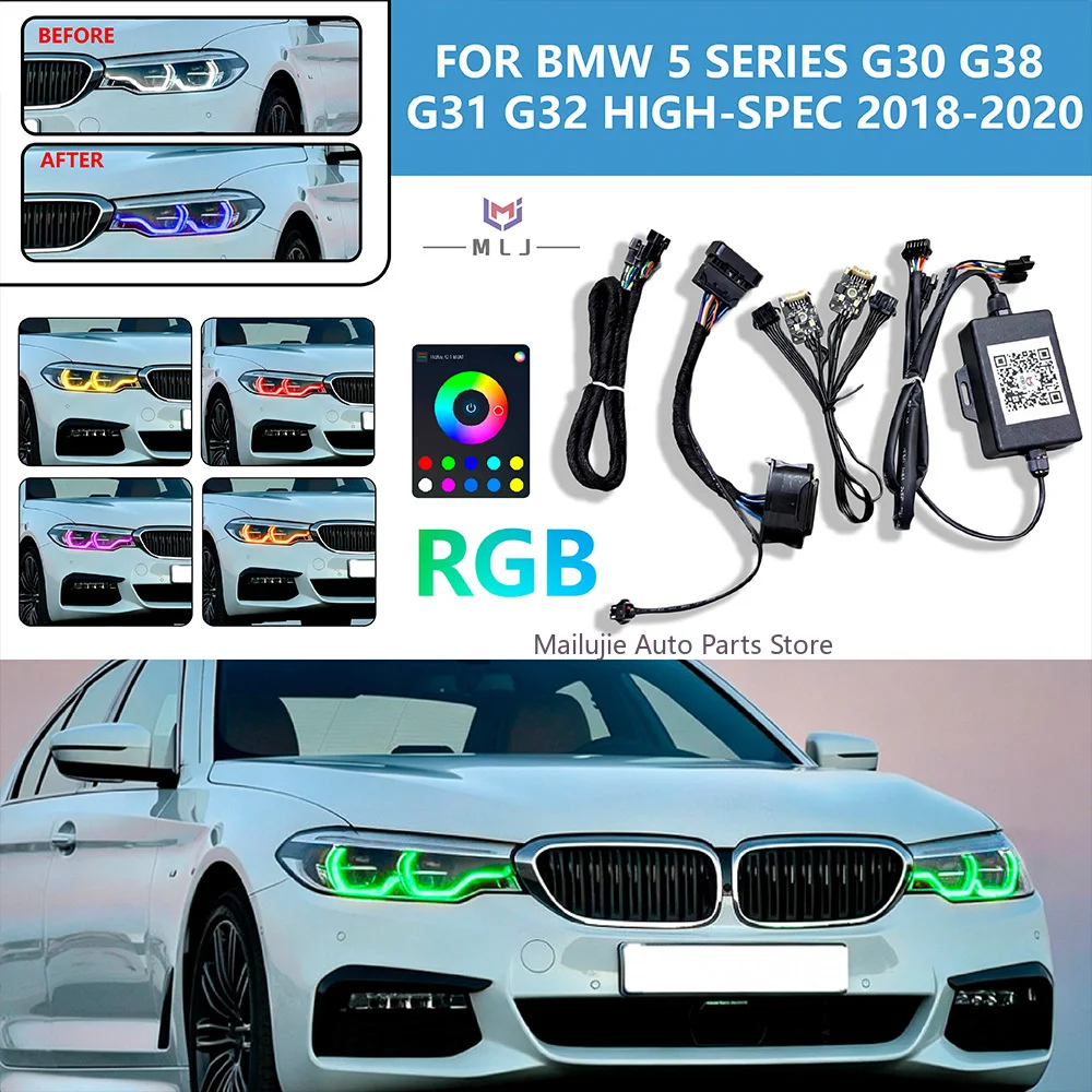 RGB Headlight Internal Wiring Harness Control For BMW 5Series G30 G38 G31 G32 2018-2020 High-end CSL Style LED DRL Modules
RGB Headlight Internal Wiring Harness Control For BMW 5Series G30 G38 G31 G32 2018-2020 High-end CSL Style LED DRL Modules