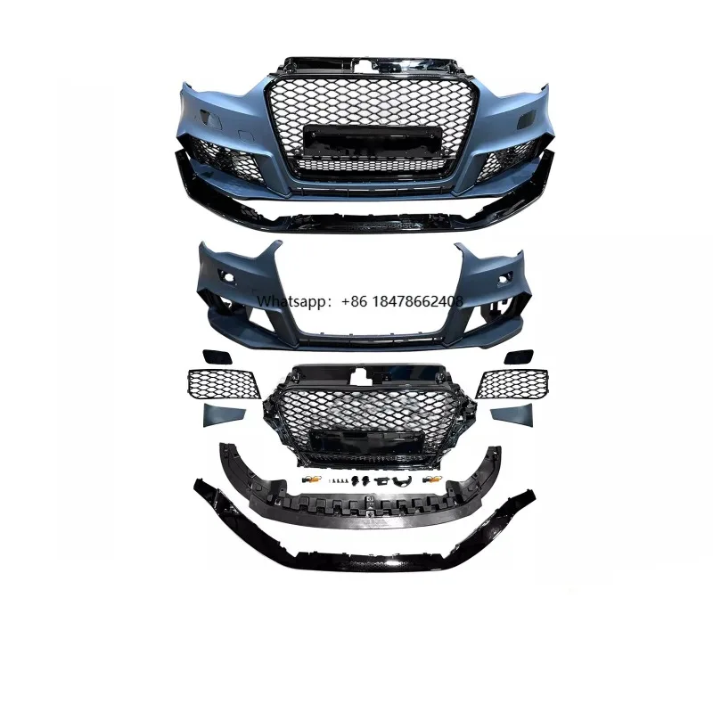 Fast Shipping RS3 Style Car Front Bumper With Grille for A3 S3 8v 2013 2014 2015 2016 Front Bumper Body Kit With Front Lip
Fast Shipping RS3 Style Car Front Bumper With Grille for A3 S3 8v 2013 2014 2015 2016 Front Bumper Body Kit With Front Lip