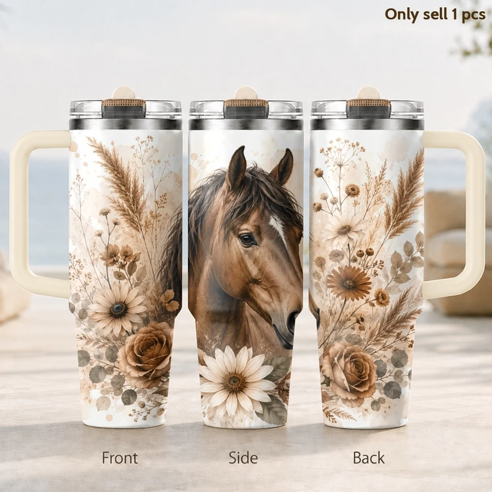 Horses Painintg Vacuum Flasks 40oz 3rd Gen Vacuum Insulated Stainless Steel Tumbler Cup with Handle Straw Lid
Horses Painintg Vacuum Flasks 40oz 3rd Gen Vacuum Insulated Stainless Steel Tumbler Cup with Handle Straw Lid