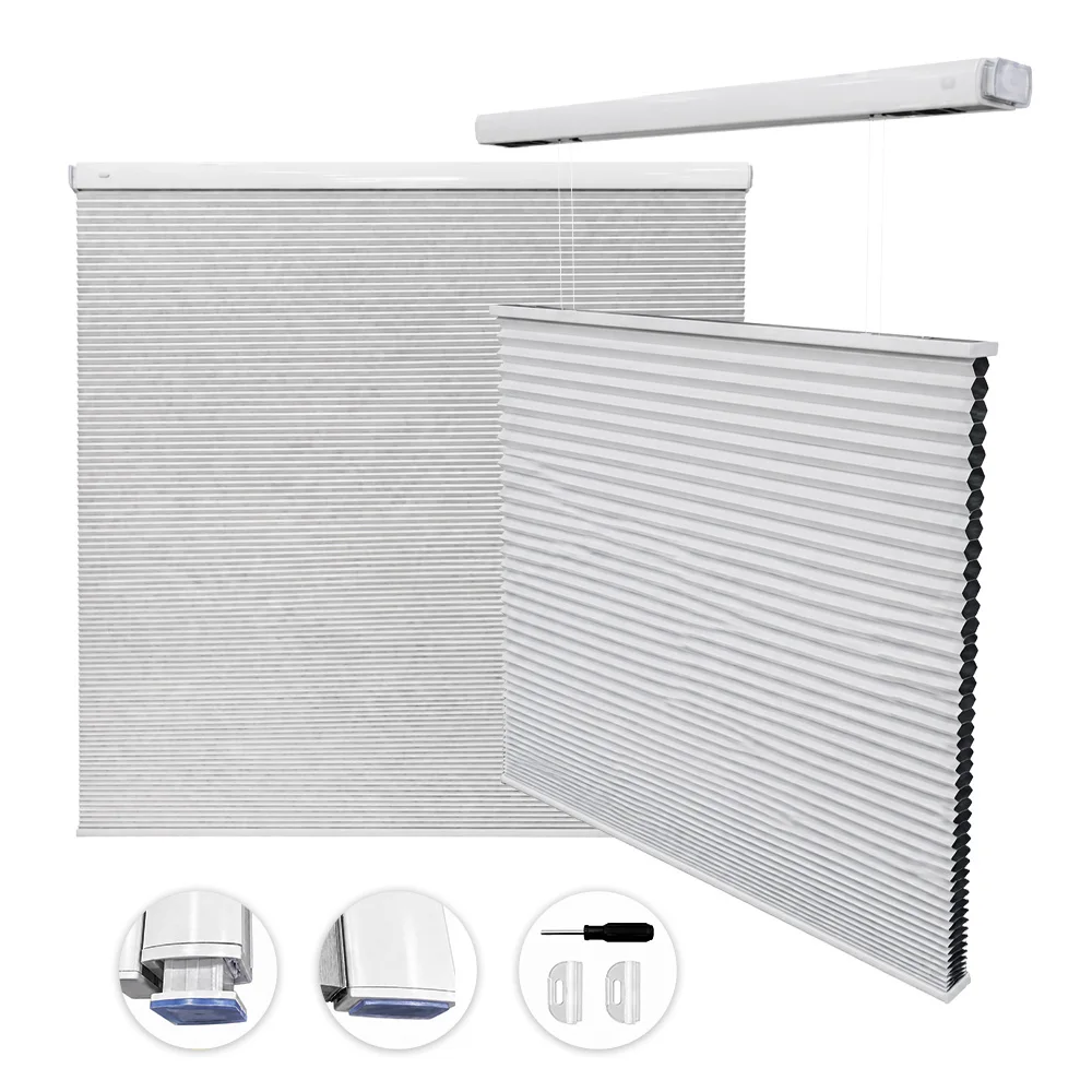 Custom Cellular Shades Honeycomb Pleated Curtain 100% Blackout Blinds Saving Energy Thermal Insulation for Windows Doors
Custom Cellular Shades Honeycomb Pleated Curtain 100% Blackout Blinds Saving Energy Thermal Insulation for Windows Doors