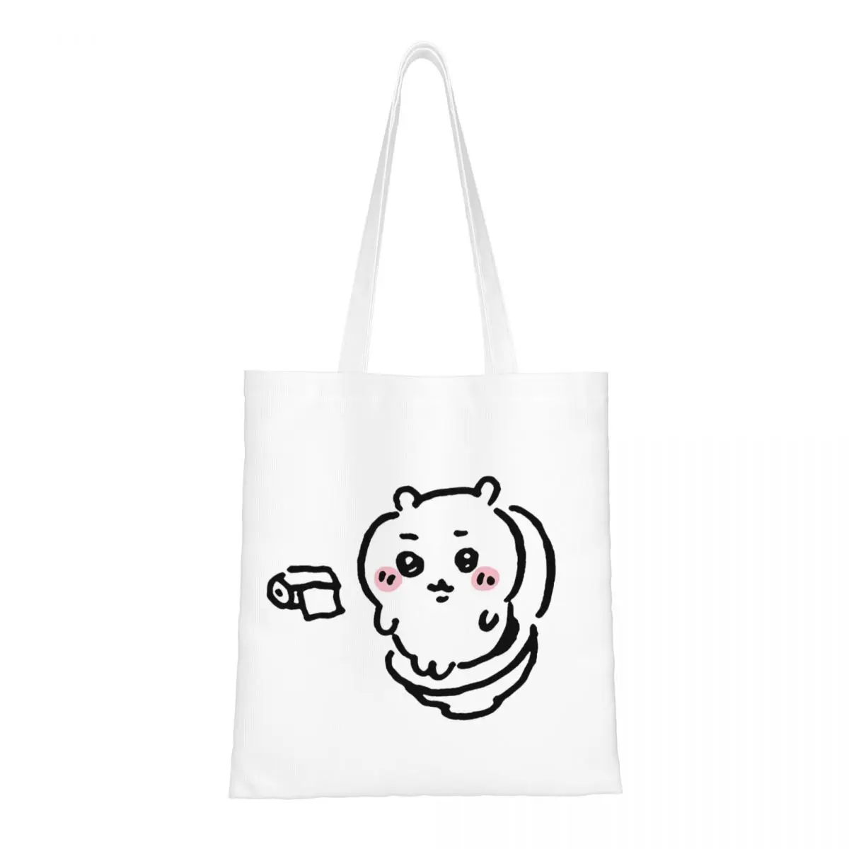 Chiikawa Toilet Canvas Tote Handbag Shoulder Bags Reusable Shopping Bags for Unisex
Chiikawa Toilet Canvas Tote Handbag Shoulder Bags Reusable Shopping Bags for Unisex