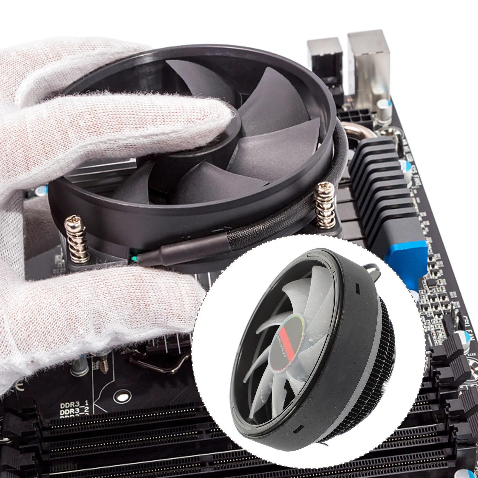 Professional Desktop Computer Radiator Rgb Colorful Light 12Cm Hydraulic Bearing CPU Cooler Sleep Level Mute Silent 28Dba High
Professional Desktop Computer Radiator Rgb Colorful Light 12Cm Hydraulic Bearing CPU Cooler Sleep Level Mute Silent 28Dba High