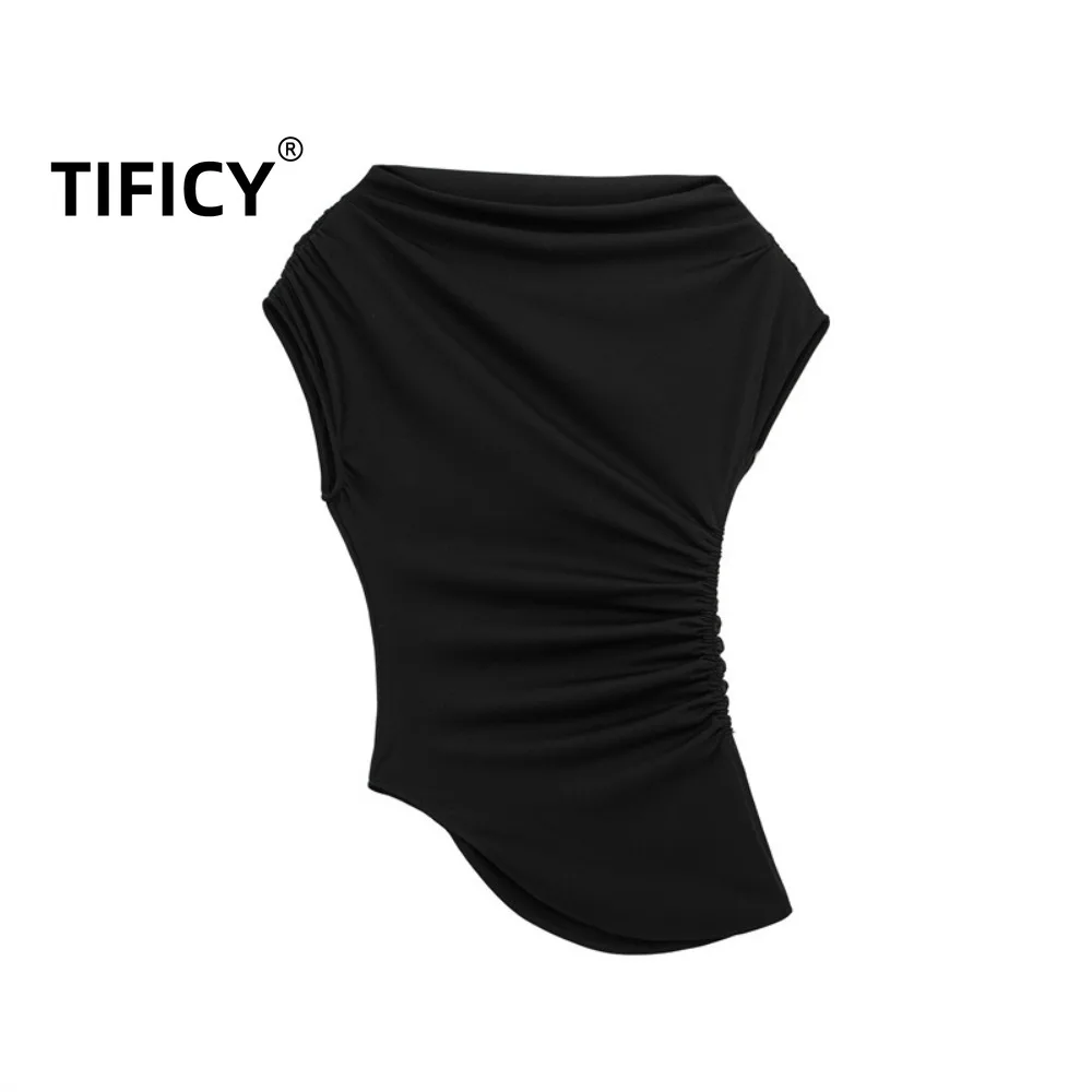 Summer Tees New T-shirt Tops Women's Round Neck Base Shirt Loose Streetwear Fashion Sexy Short Sleeved T Shirt Women Clothing
Summer Tees New T-shirt Tops Women's Round Neck Base Shirt Loose Streetwear Fashion Sexy Short Sleeved T Shirt Women Clothing