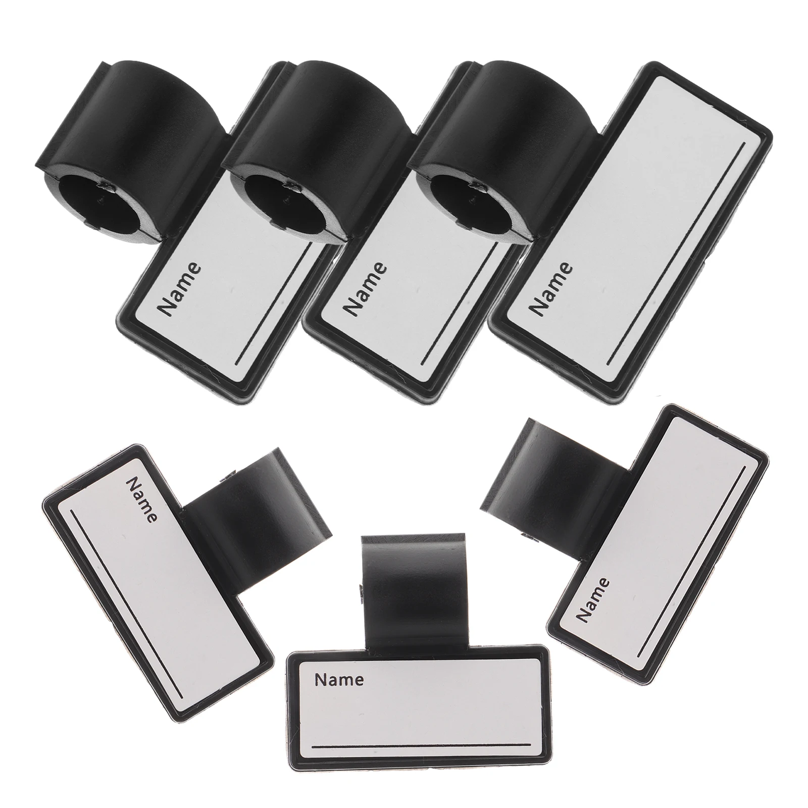6pcs Stethoscope Name Tags Double sided Blank Labels Portable ID Cards ABS Material Black Color Clip Design For Doctors
6pcs Stethoscope Name Tags Double sided Blank Labels Portable ID Cards ABS Material Black Color Clip Design For Doctors