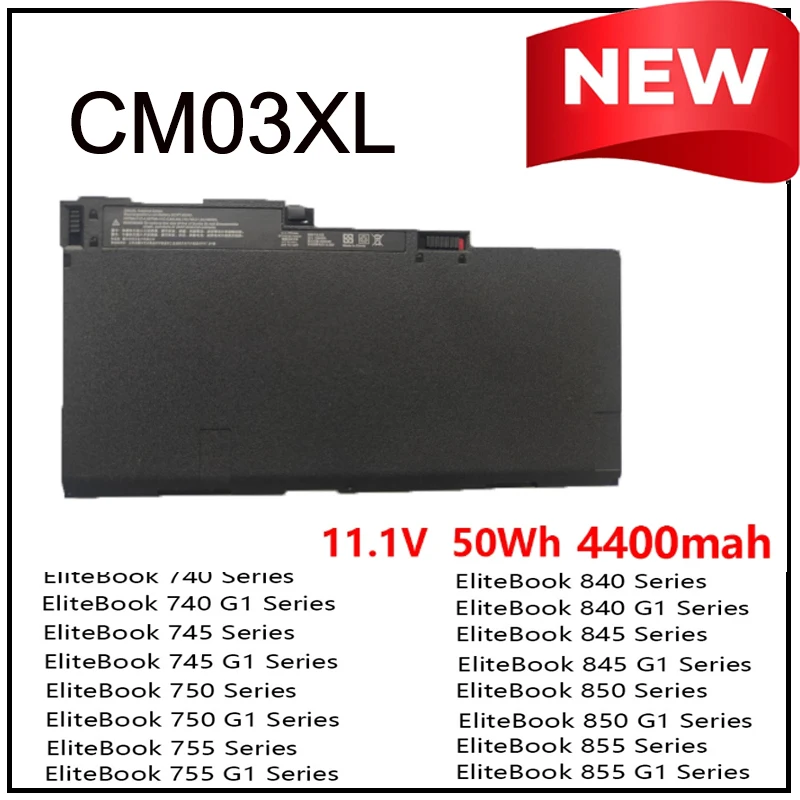 Аккумулятор для ноутбуков HP EliteBook 840, 845, 850, 740, 745, 750 серий G1, G2, Zbook 14 (HSTNN-DB4Q, HSTNN-IB4R, LB4R, E7U24AA, CO06XL)
Аккумулятор для ноутбуков HP EliteBook 840, 845, 850, 740, 745, 750 серий G1, G2, Zbook 14 (HSTNN-DB4Q, HSTNN-IB4R, LB4R, E7U24AA, CO06XL)