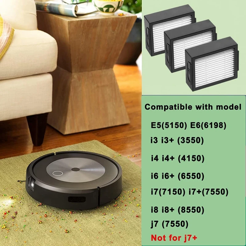 AC66 For IRobot Roomba I7 I7+ I3 I3+ I4 I4+ I6 I6+ I8 I8+ J7 E5 E6 E7 Vacuum Cleaner Main Side Brush Hepa Filter Parts
AC66 For IRobot Roomba I7 I7+ I3 I3+ I4 I4+ I6 I6+ I8 I8+ J7 E5 E6 E7 Vacuum Cleaner Main Side Brush Hepa Filter Parts