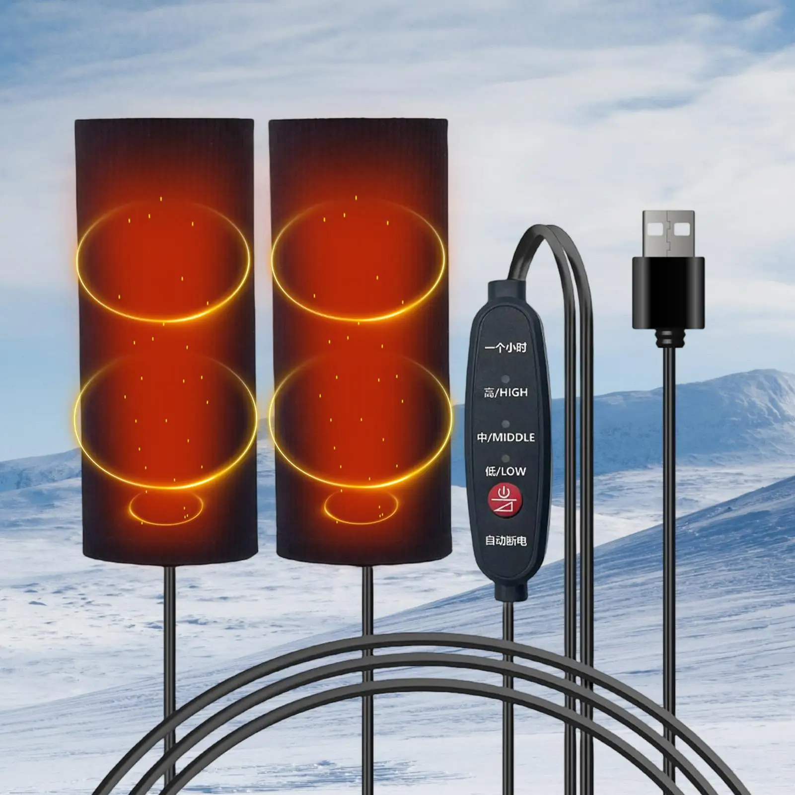 Motorcycle Heated Grips USB-Powered Warmer Three-level temperature adjustment Portable HandGrip Heater Pad Fast Heating Kits
Motorcycle Heated Grips USB-Powered Warmer Three-level temperature adjustment Portable HandGrip Heater Pad Fast Heating Kits