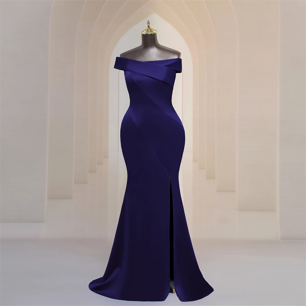 Elegant and slim boat neck party dress for women evening dress side slits prom dress mermaid formal occasion gala special events
Elegant and slim boat neck party dress for women evening dress side slits prom dress mermaid formal occasion gala special events