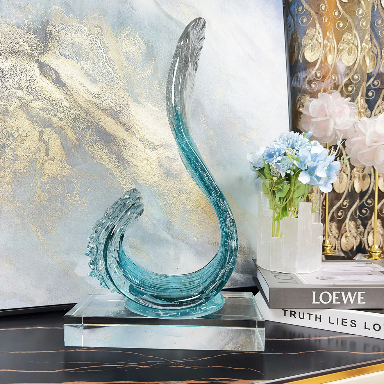 Fengsheng Shuiqi Decoration Living Room Entrance Home Furnishing Lucky Household Decoration Wine Cabinet Prayer Blessing
Fengsheng Shuiqi Decoration Living Room Entrance Home Furnishing Lucky Household Decoration Wine Cabinet Prayer Blessing
