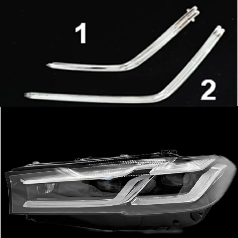 Трубка ДХО для BMW 5 серии G30 G38 с высоким спецификацией, новинка 2021-2023, направляющая пластина дневного света, полоса дневного света 
Трубка ДХО для BMW 5 серии G30 G38 с высоким спецификацией, новинка 2021-2023, направляющая пластина дневного света, полоса дневного света