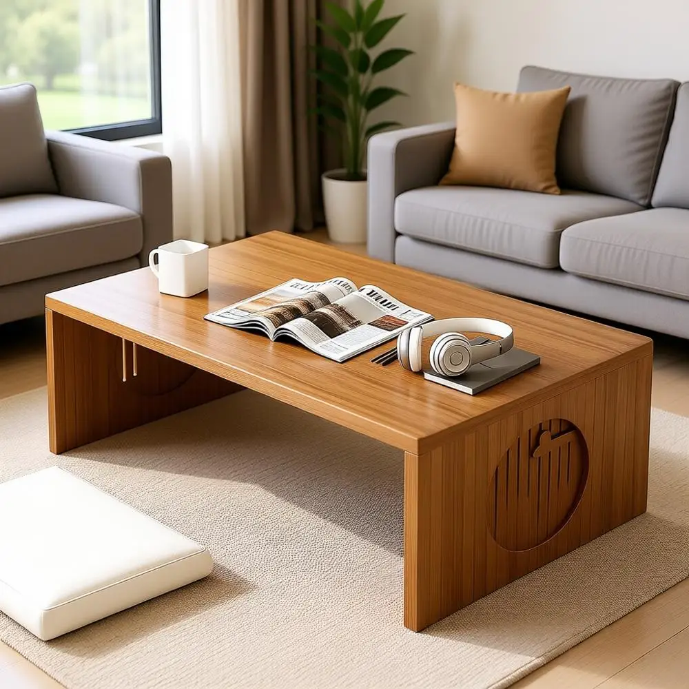 Japanese Low Coffee Table, Floor Sitting, 31.5 Inch for Living Room, Tatami Tea Room, Dining, Bedroom
Japanese Low Coffee Table, Floor Sitting, 31.5 Inch for Living Room, Tatami Tea Room, Dining, Bedroom