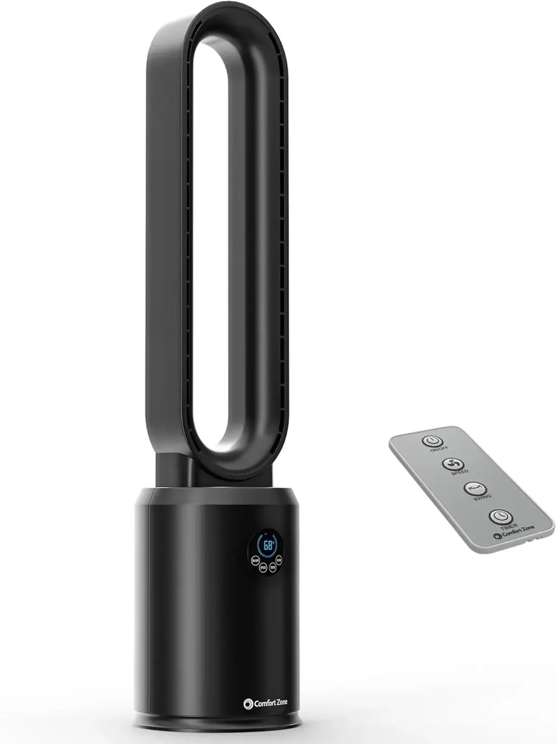 40 Inch bladeless tower fan for bedroom three speed stand fan with remote control nine hour timer wide oscillation digital push
40 Inch bladeless tower fan for bedroom three speed stand fan with remote control nine hour timer wide oscillation digital push