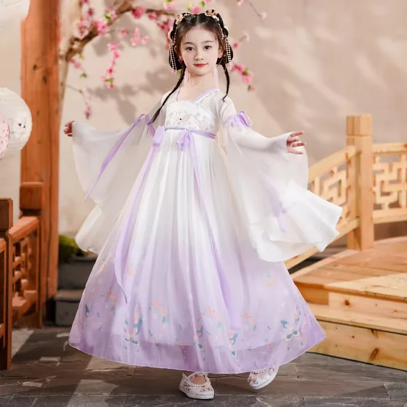 Traditional Chinese Clothing Fairy Hanfu Dress Dance Costumes Girls Ancient Tang Suit Vintage Princess Dress Cosplay Party Suit
Traditional Chinese Clothing Fairy Hanfu Dress Dance Costumes Girls Ancient Tang Suit Vintage Princess Dress Cosplay Party Suit