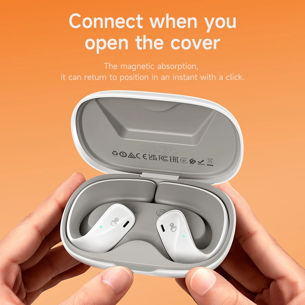 HOCO EQ4 настоящие беспроводные Bluetooth наушники tOpen Air Conduction Hi-Fi стерео наушники с сенсорным управлением 14 мм динамик зажимы для ушей
HOCO EQ4 настоящие беспроводные Bluetooth наушники tOpen Air Conduction Hi-Fi стерео наушники с сенсорным управлением 14 мм динамик зажимы для ушей