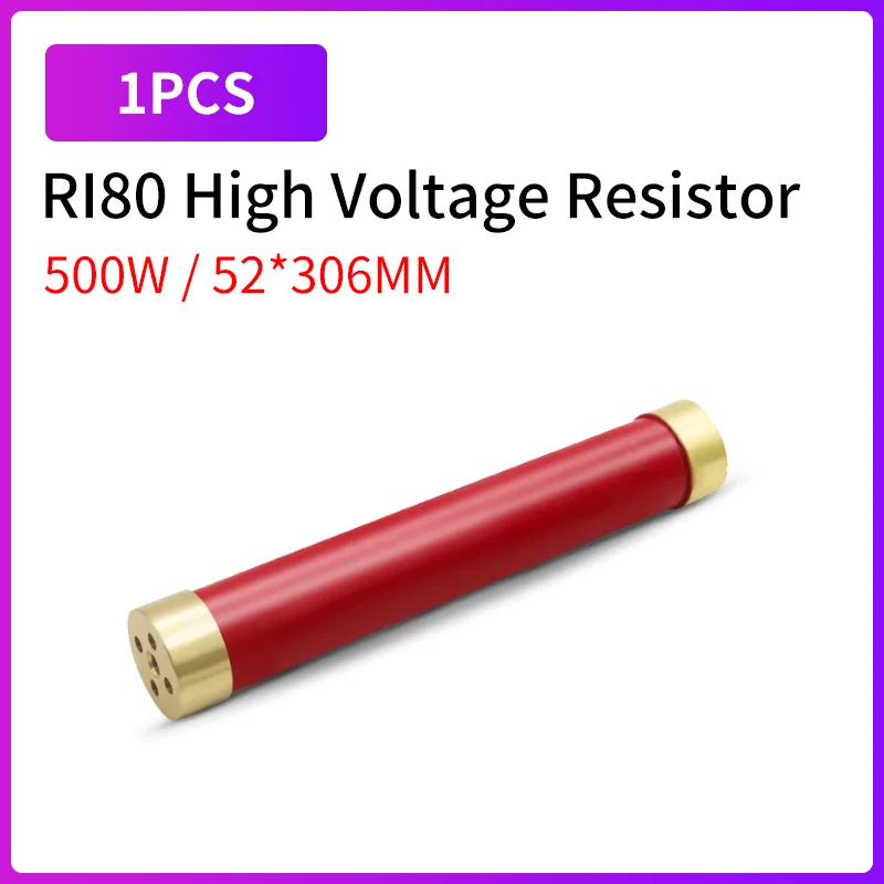 1PCS RI80 High-Voltage Non-Inductive Resistor 500W Red Glass Enamel Metal Film 1 2 5 10 20 30 50 100 150 200 300 500K 500M
1PCS RI80 High-Voltage Non-Inductive Resistor 500W Red Glass Enamel Metal Film 1 2 5 10 20 30 50 100 150 200 300 500K 500M