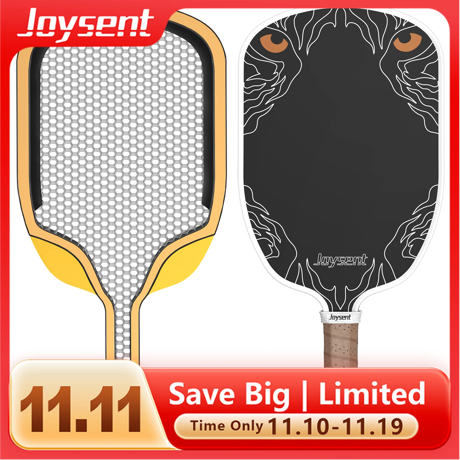Joysent Gen 4 EVA 4S PU Foam Thermoformed T700 Raw Carbon Fiber Pickleball Paddles Spin Control Power Lightweight Phantom Eye
Joysent Gen 4 EVA 4S PU Foam Thermoformed T700 Raw Carbon Fiber Pickleball Paddles Spin Control Power Lightweight Phantom Eye