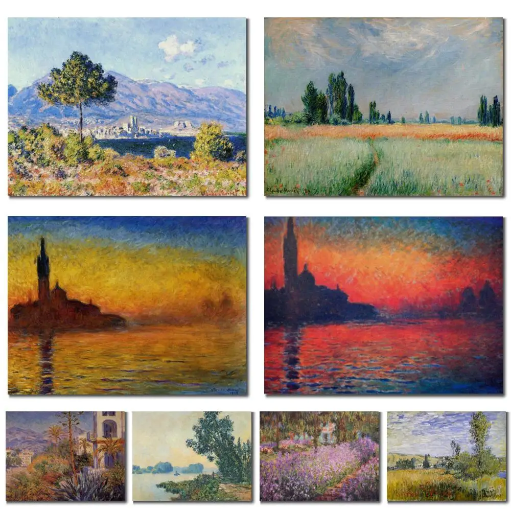 Beautiful Claude Monet Painting Hand Painted Canvas Art Wheat Field Modern Impression Landscape Artwork Family Room Decor Large
Beautiful Claude Monet Painting Hand Painted Canvas Art Wheat Field Modern Impression Landscape Artwork Family Room Decor Large