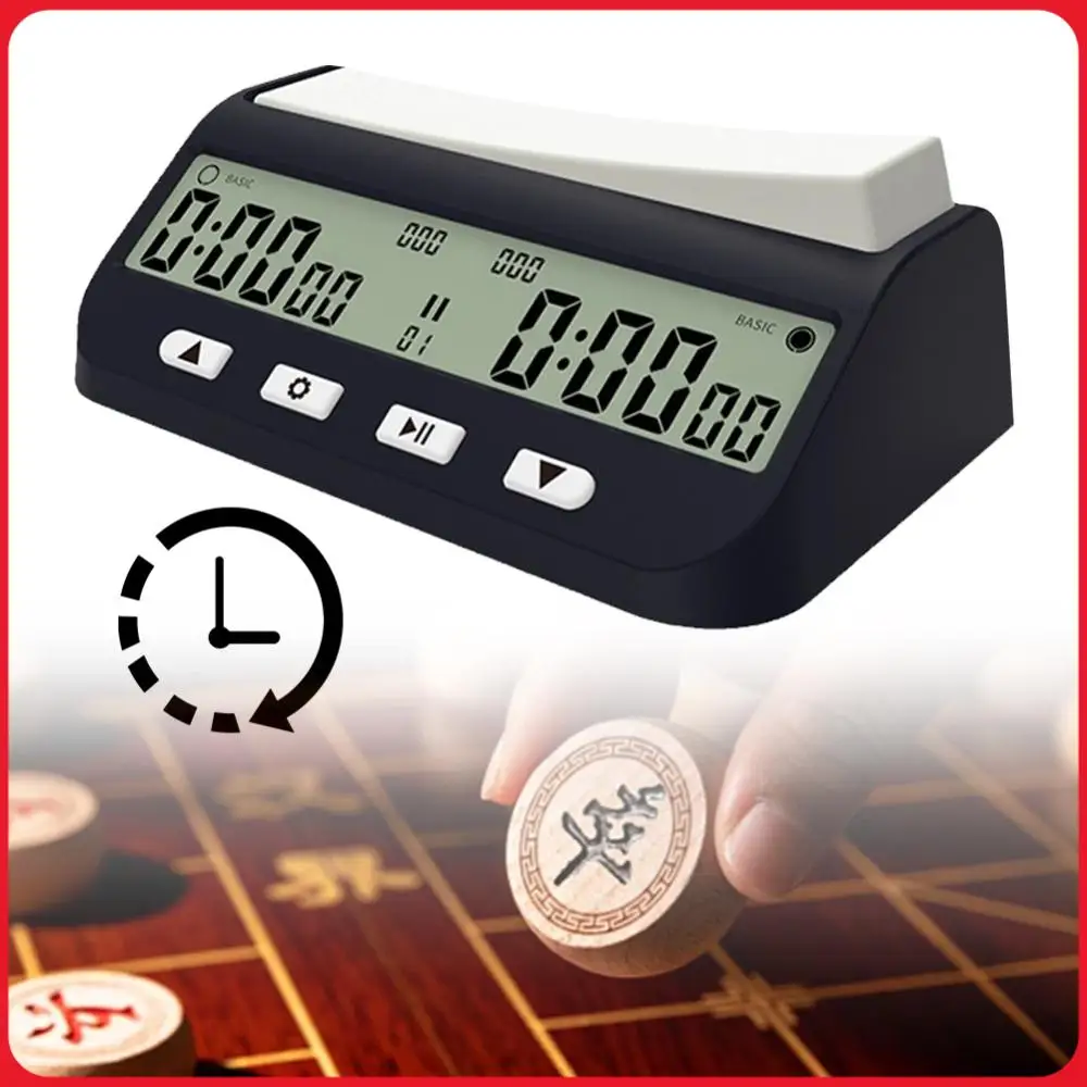 Игровой таймер с функциями базового таймера и отсчета времени, портативные цифровые шахматные часы, секундомер для соревнований
Игровой таймер с функциями базового таймера и отсчета времени, портативные цифровые шахматные часы, секундомер для соревнований