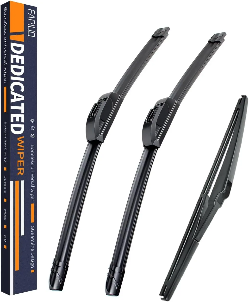 Replacement for Toyota Prius V 2012-2018 Silent Wipers -Front and Rear Windshield Wipers 26"/19"+11" Full Blade Set (3 Pack)
Replacement for Toyota Prius V 2012-2018 Silent Wipers -Front and Rear Windshield Wipers 26"/19"+11" Full Blade Set (3 Pack)
