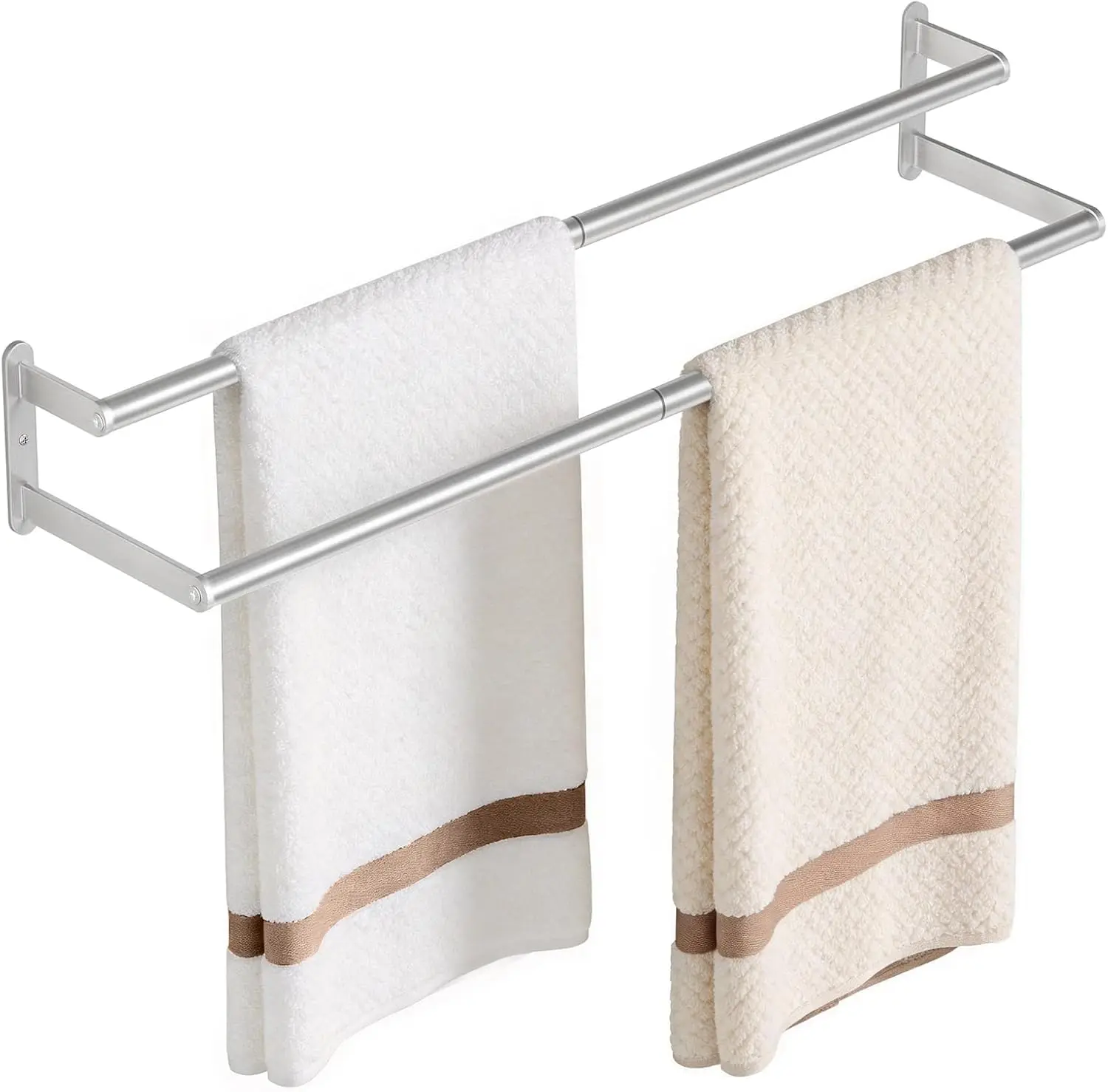 Double Towel Bar, 24Inch Rack for Bathroom Wall Mounted, Stainless Steel Double Bath Bar, Wall Holder
Double Towel Bar, 24Inch Rack for Bathroom Wall Mounted, Stainless Steel Double Bath Bar, Wall Holder