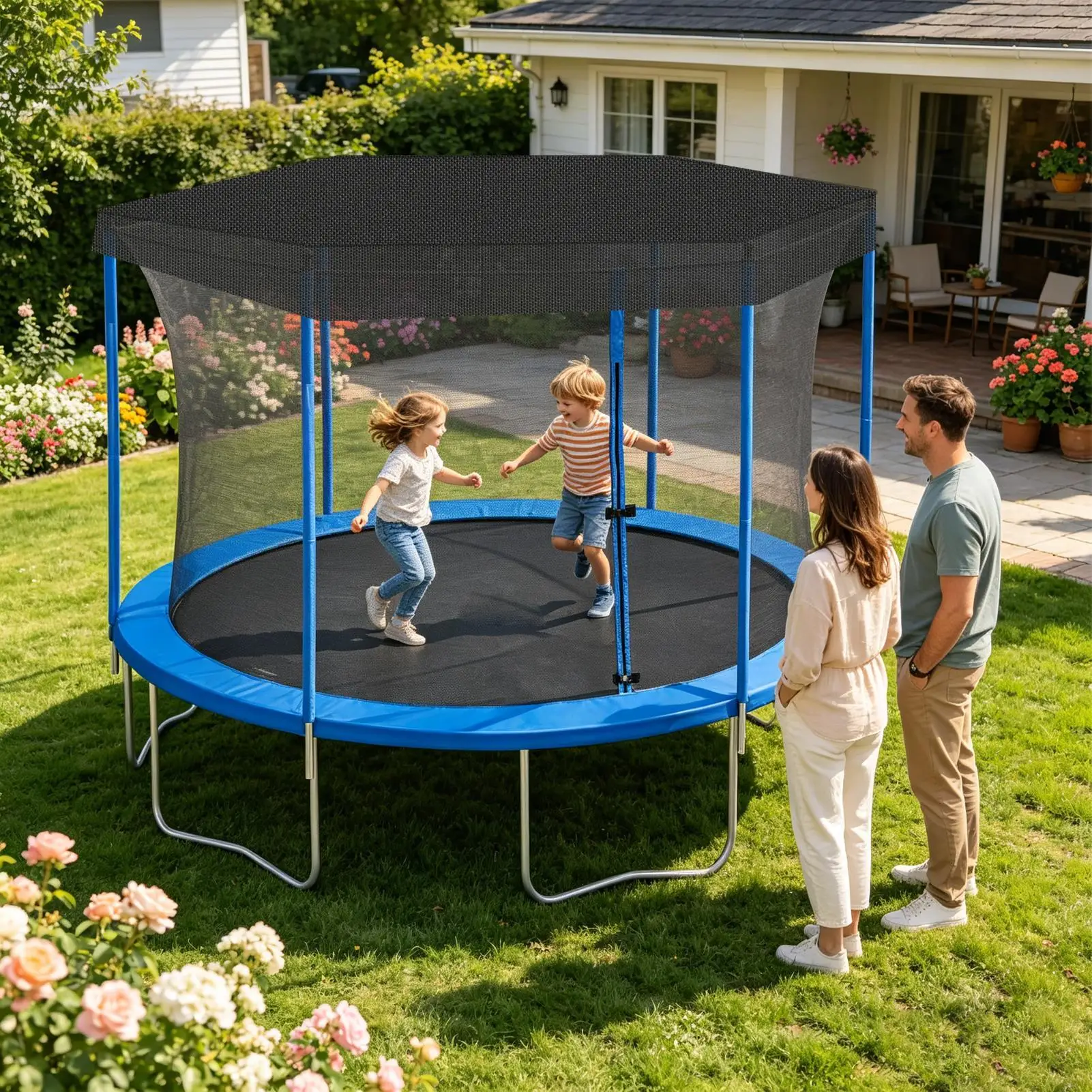 Upgraded Trampoline Cover Waterproof Heavy Duty Protective Protection Enclosure Trampoline Sun Shade Cover For Outdoor Backyard
Upgraded Trampoline Cover Waterproof Heavy Duty Protective Protection Enclosure Trampoline Sun Shade Cover For Outdoor Backyard
