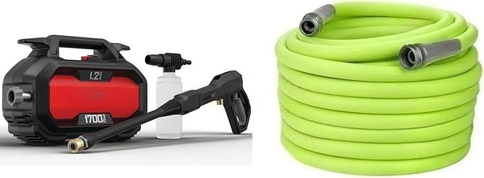Garden hose, electric pressure washer, heavy duty, lightweight, drinking water safe
Garden hose, electric pressure washer, heavy duty, lightweight, drinking water safe