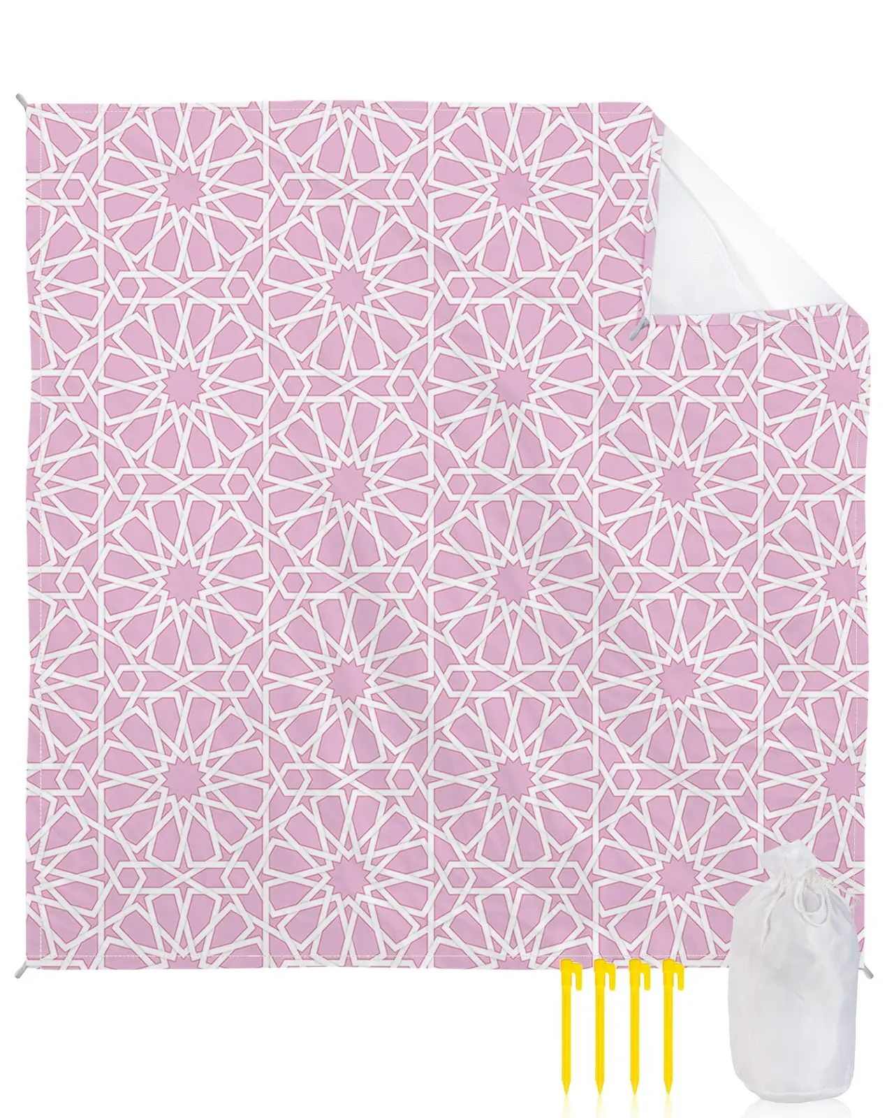 Beach Blanket Geometric Abstract Floral Modern Sandproof Waterproof Foldable Beach Blankets for Beach with Friends Pink Flower
Beach Blanket Geometric Abstract Floral Modern Sandproof Waterproof Foldable Beach Blankets for Beach with Friends Pink Flower