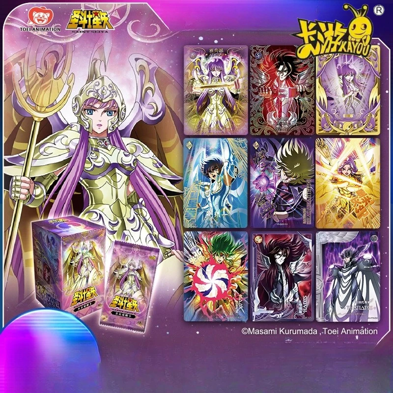 Коллекция карт KAYOU Saint Seiya Series 4, пакет пробуждения ткани, официальные товары в стиле аниме, горячая распродажа, коллекционные аниме
Коллекция карт KAYOU Saint Seiya Series 4, пакет пробуждения ткани, официальные товары в стиле аниме, горячая распродажа, коллекционные аниме