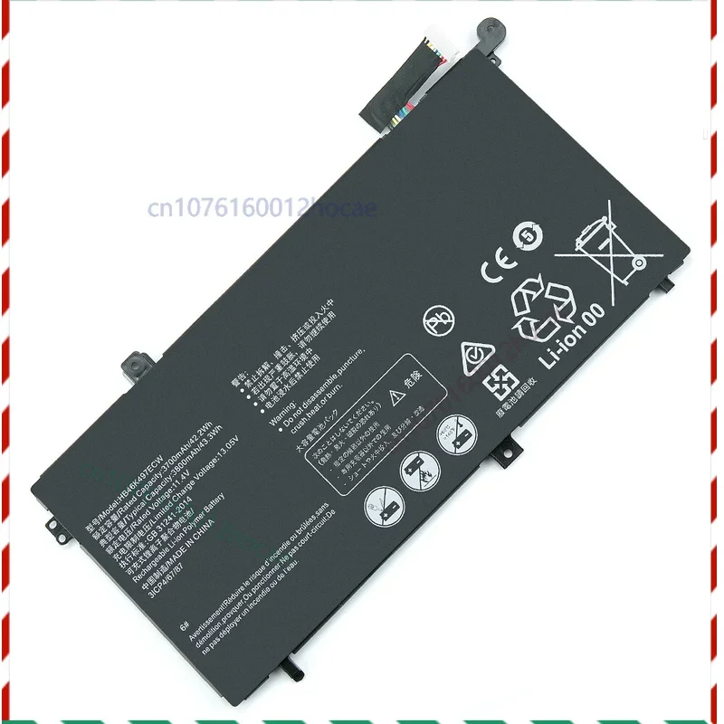 42.2Wh HB46K497ECW Laptop Battery for Huawei MateBook D 2018 PL-W19 MRC-W60 W70
42.2Wh HB46K497ECW Laptop Battery for Huawei MateBook D 2018 PL-W19 MRC-W60 W70