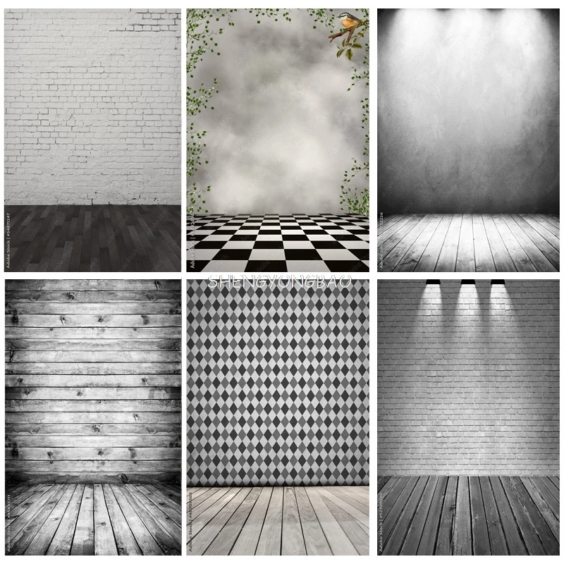 SHENGYONGBAO Vintage Brick Wall And Wooden Floor Spotlight Photography Background Photo Background Studio Props QD-01
SHENGYONGBAO Vintage Brick Wall And Wooden Floor Spotlight Photography Background Photo Background Studio Props QD-01