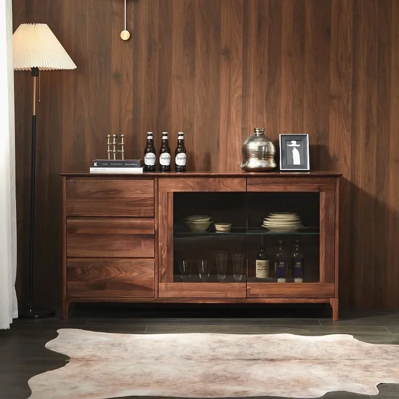 Solid Wood Glass Tea Cabinet Modern Minimalist Light with Cupboard Dining Room Wine Cabinet Furniture
Solid Wood Glass Tea Cabinet Modern Minimalist Light with Cupboard Dining Room Wine Cabinet Furniture